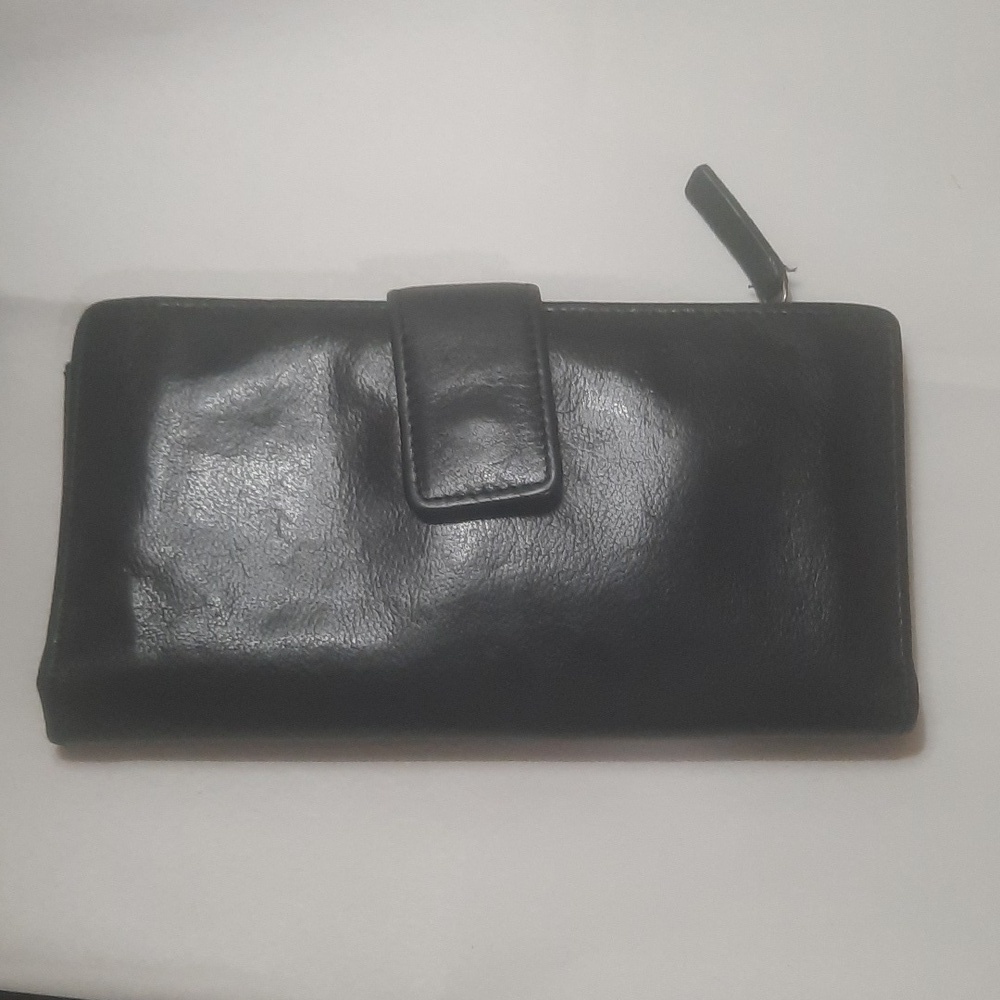 Rachel Roy Black Leather Wallet - Picture 1 of 6